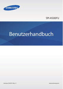 Bedienungsanleitung Samsung SM-A500FU Galaxy A5 Handy