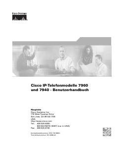 Bedienungsanleitung Cisco 7960 IP-telefon