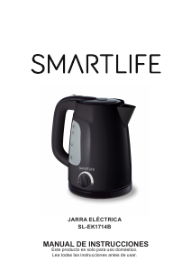 Manual de uso Smartlife SL-EK1714B Hervidor