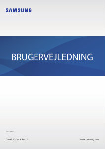 Brugsanvisning Samsung SM-G390F Galaxy Xcover4 Mobiltelefon
