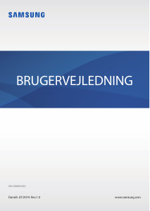 Brugsanvisning Samsung SM-G398FN/DS Galaxy Xcover 4s Mobiltelefon