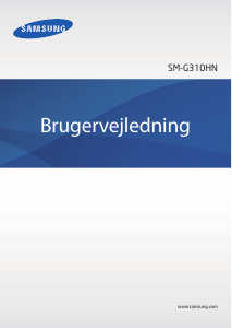 Brugsanvisning Samsung SM-G310HN Galaxy Ace Style Mobiltelefon