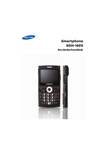 Bruksanvisning Samsung SGH-i600U Mobiltelefon