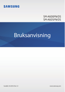 Bruksanvisning Samsung SM-A600FN/DS Galaxy A6 Mobiltelefon