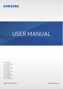 Manual Samsung SM-G986B/DS Galaxy S20+ Mobile Phone