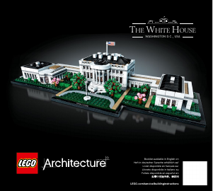 Manual Lego set 21054 Architecture The White House
