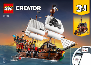 Mode d’emploi Lego set 31109 Creator Le bateau pirate