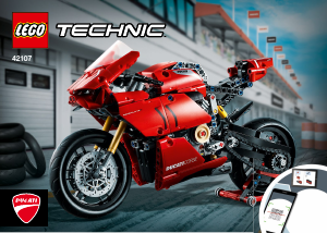 Bruksanvisning Lego set 42107 Technic Ducati Panigale V4 R