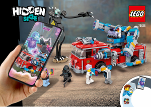 Használati útmutató Lego set 70436 Hidden Side Fantom tűzoltóautó 3000
