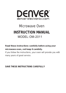 Manual Denver OM-2011 Micro-onda