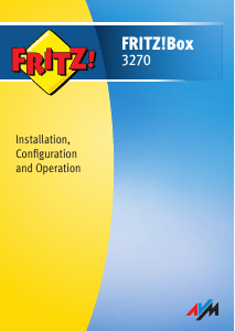 Manual Fritz! Box 3270 Router