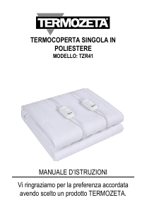 Handleiding Termozeta TZR41 Elektrische deken