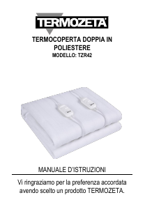 Handleiding Termozeta TZR42 Elektrische deken