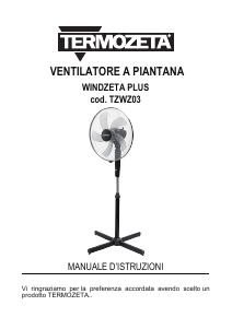 Manual Termozeta TZWZ03 WindZeta Plus Fan