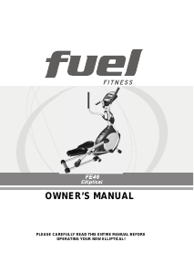 Handleiding Fuel Fitness FE46 Crosstrainer
