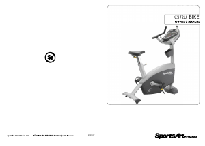 Bruksanvisning SportsArt C572U Motionscykel