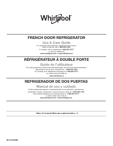 Mode d’emploi Whirlpool WRF954CIHV Réfrigérateur combiné