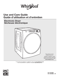 Manual Whirlpool WGD6620HC Dryer