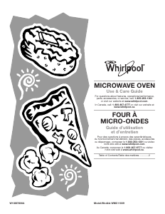 Bruksanvisning Whirlpool WMC11009AS Mikrovågsugn