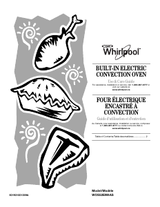 Mode d’emploi Whirlpool WOS52EM4AS Four
