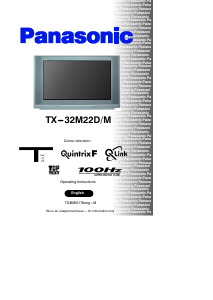 Bruksanvisning Panasonic TX-32M22DM TV