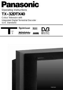 Bruksanvisning Panasonic TX-32DTX40 TV