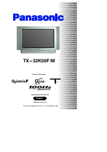 Bruksanvisning Panasonic TX-32K50FM TV