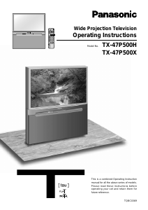 Bruksanvisning Panasonic TX-47P500X TV