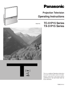 Bruksanvisning Panasonic TX-51P15X TV