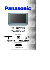 Bruksanvisning Panasonic TX-32PX10D TV