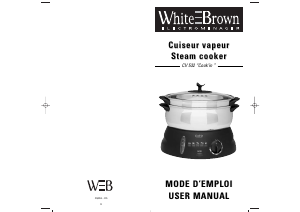 Mode d’emploi White and Brown CV 532 Cuiseur vapeur