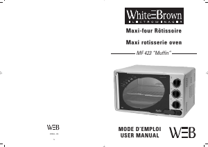 Mode d’emploi White and Brown MF 423 Four