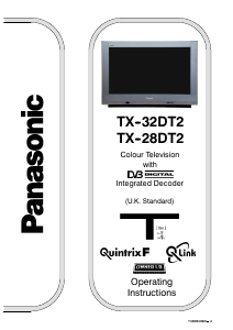 Bruksanvisning Panasonic TX-28DT2 TV