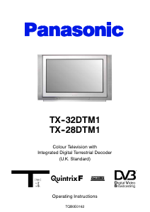 Bruksanvisning Panasonic TX-28DTM1 TV