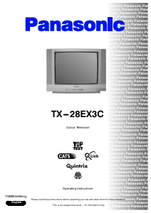 Bruksanvisning Panasonic TX-28EX3C TV