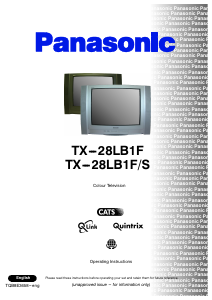 Bruksanvisning Panasonic TX-28LB1F TV