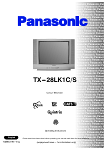 Bruksanvisning Panasonic TX-28LK1CS TV