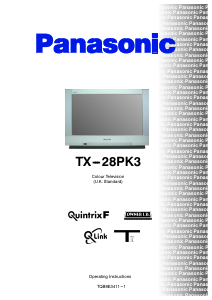 Bruksanvisning Panasonic TX-28PK3 TV