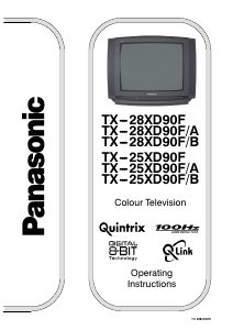 Bruksanvisning Panasonic TX-28XD90 TV