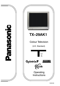 Bruksanvisning Panasonic TX-29AK1 TV