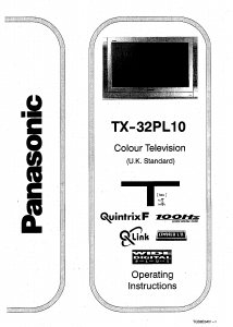 Bruksanvisning Panasonic TX-32PL10 TV