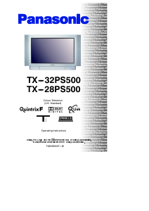 Bruksanvisning Panasonic TX-32PS500 TV