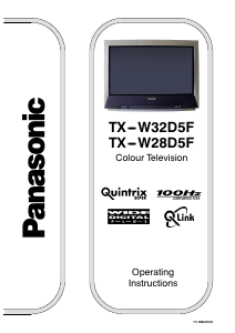 Handleiding Panasonic TX-W28D5 Televisie