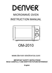 Manual Denver OM-2010 Micro-onda