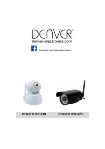 Käyttöohje Denver IPC-330 IP-kamera