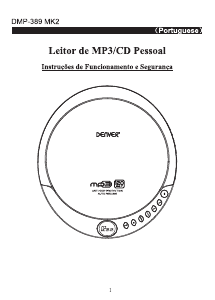 Manual Denver DMP-389 MK2 Discman