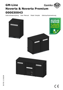 Bedienungsanleitung Gamko 000030043 Noverta Premium Kühlschrank