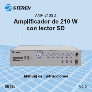 Bruksanvisning Steren AMP-210SD Förstärkare