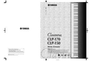 Mode d’emploi Yamaha Clavinova CLP-170 Piano numérique