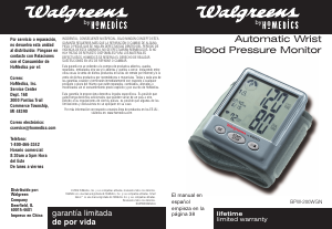 Bruksanvisning Walgreens BPW-200-WGN Blodtrycksmätare